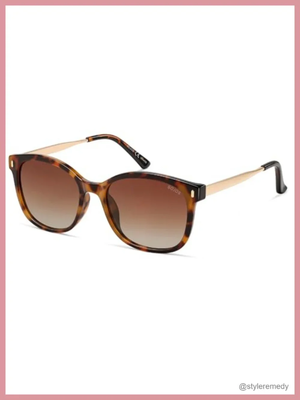Classic Square Polarized Sunglasses UV400 Protection Retro